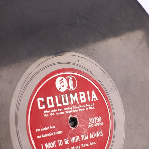 Lefty Frizzell – My Baby's Just Like Money/I Want To Be With 78 rpm Record 20799 - Picture 13 of 16